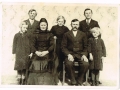 Fam. Ludwig (Haus 76-VIII) etwa1937 - v. li.: Eva, Anton, Mutter Eva, Katharina, Vater Johann, Hans, Anna